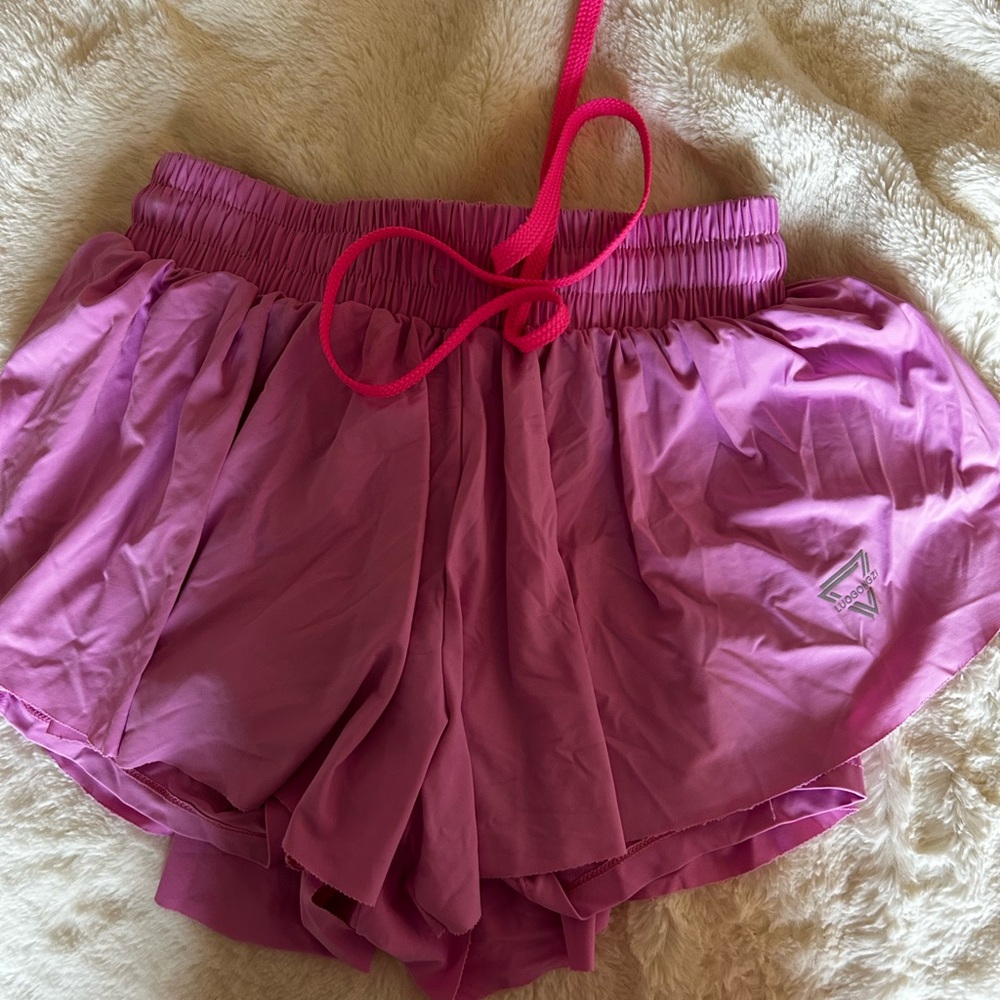 Women's Pink Athletic Shorts